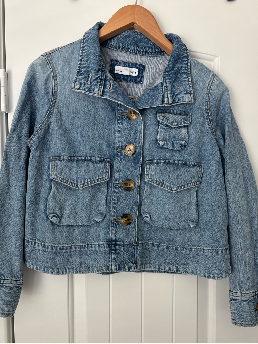 LOFT Made And Loved Jean Jacket S